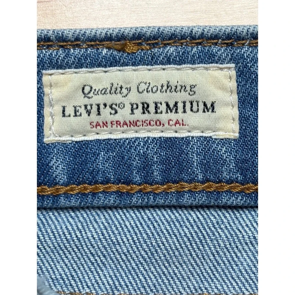 Levi's 512 Slim Taper Jeans Mens 31x29 (Tag 31x32) Blue Premium Denim
